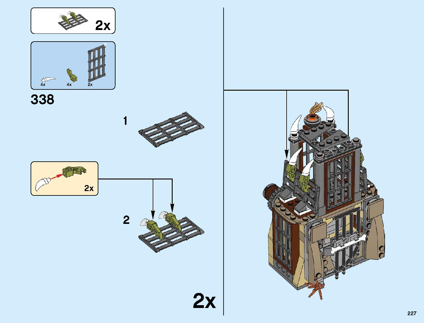 Dragon Pit 70655 LEGO information LEGO instructions 227 page