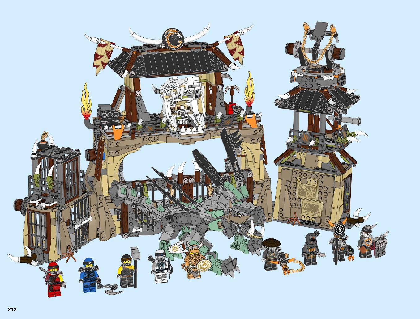 Dragon Pit 70655 LEGO information LEGO instructions 232 page