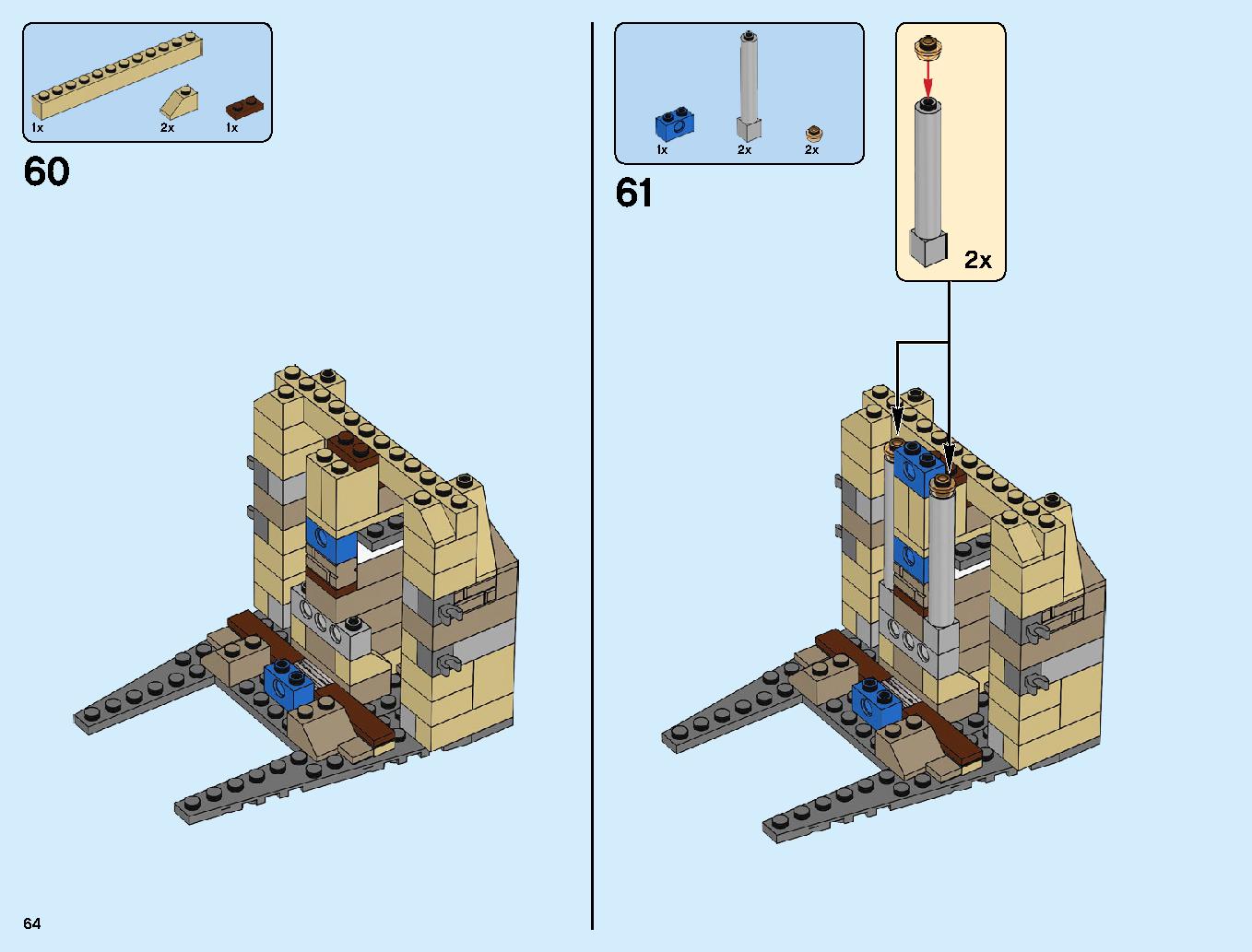 Dragon Pit 70655 LEGO information LEGO instructions 64 page