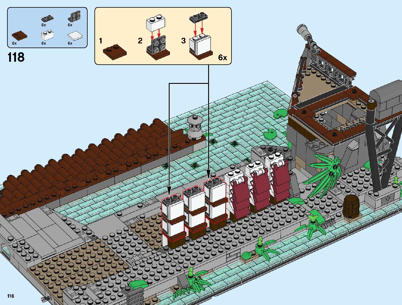 Ninjago City Docks 70657 LEGO information LEGO instructions 116 page