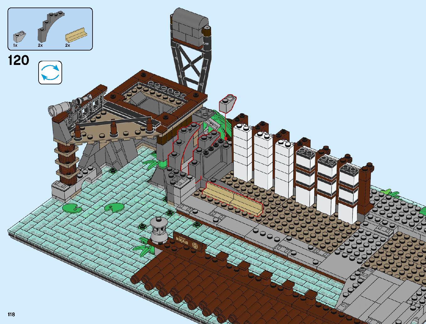 Ninjago City Docks 70657 LEGO information LEGO instructions 118 page