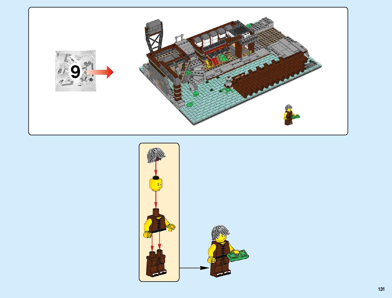 ニンジャゴーシティ・ポートパーク 70657 レゴの商品情報 レゴの説明書・組立方法 131 page