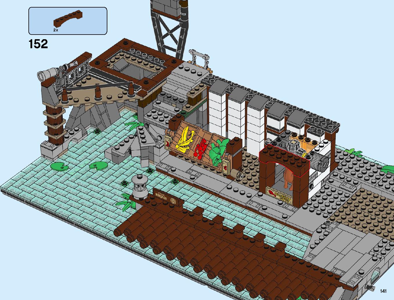 Ninjago City Docks 70657 LEGO information LEGO instructions 141 page