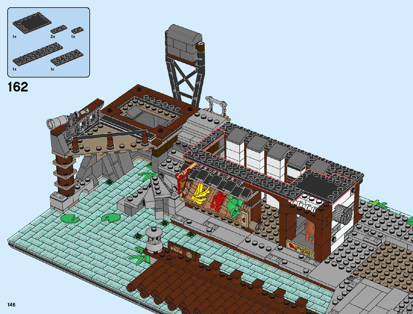 Ninjago City Docks 70657 LEGO information LEGO instructions 146 page