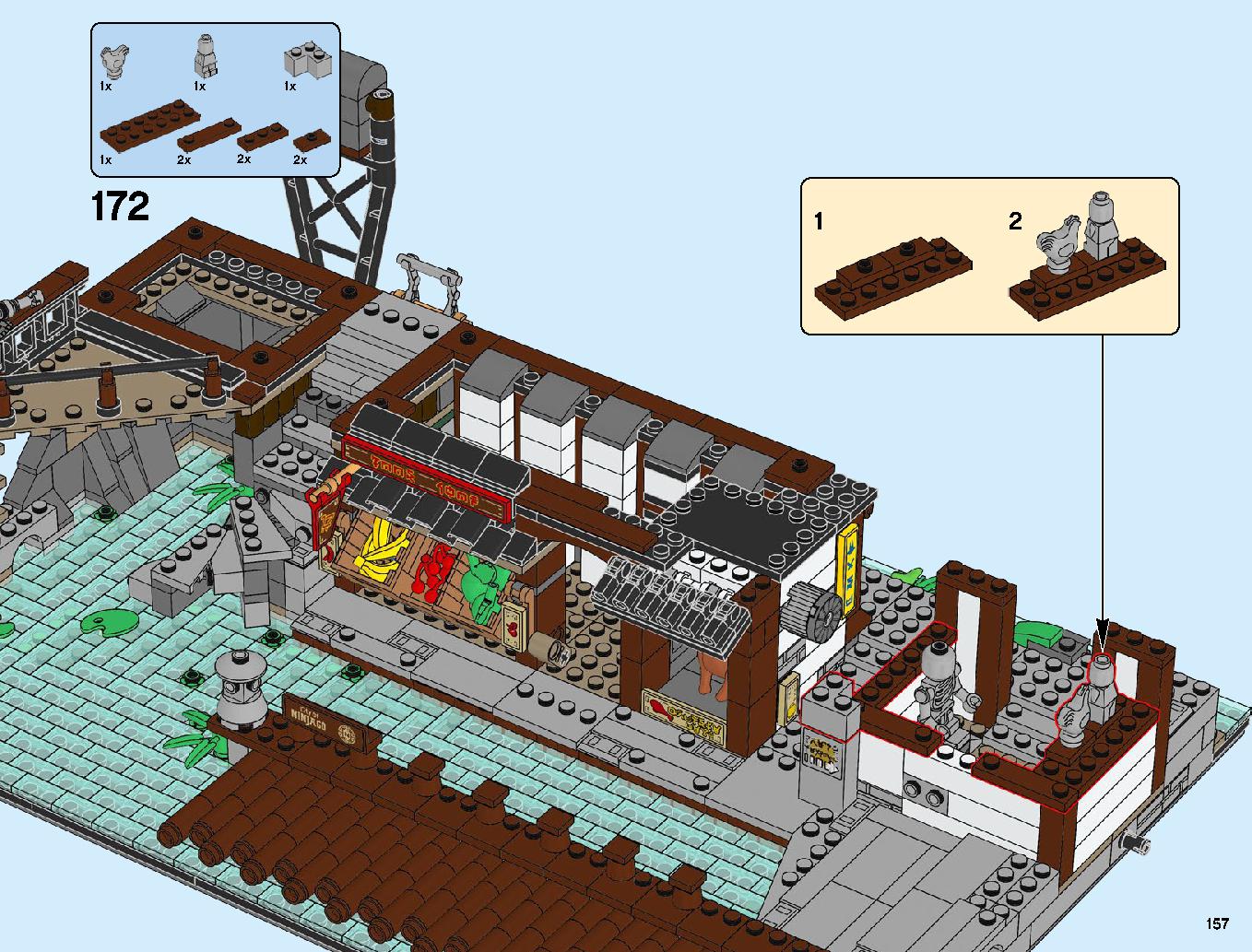Ninjago City Docks 70657 LEGO information LEGO instructions 157 page