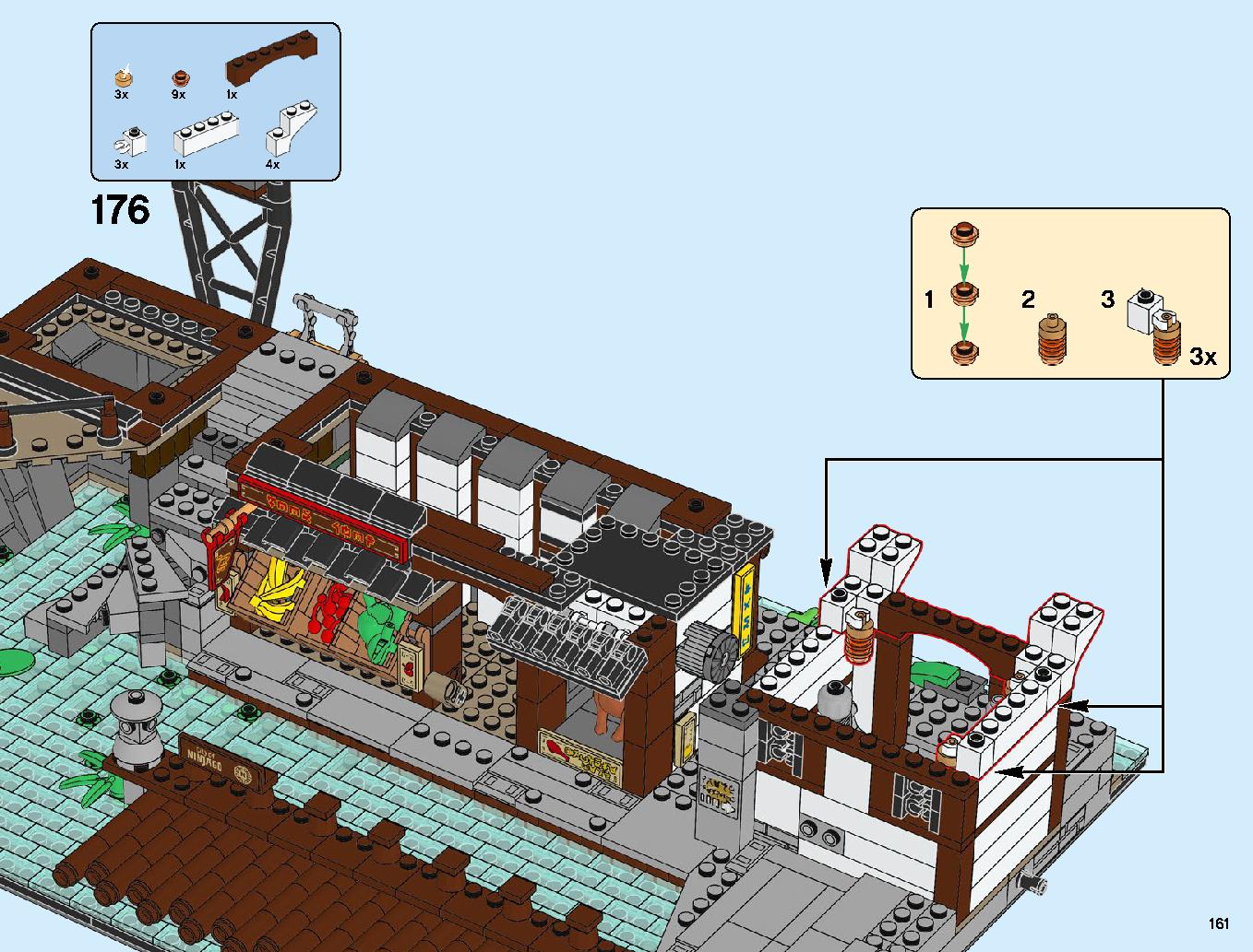 Ninjago City Docks 70657 LEGO information LEGO instructions 161 page
