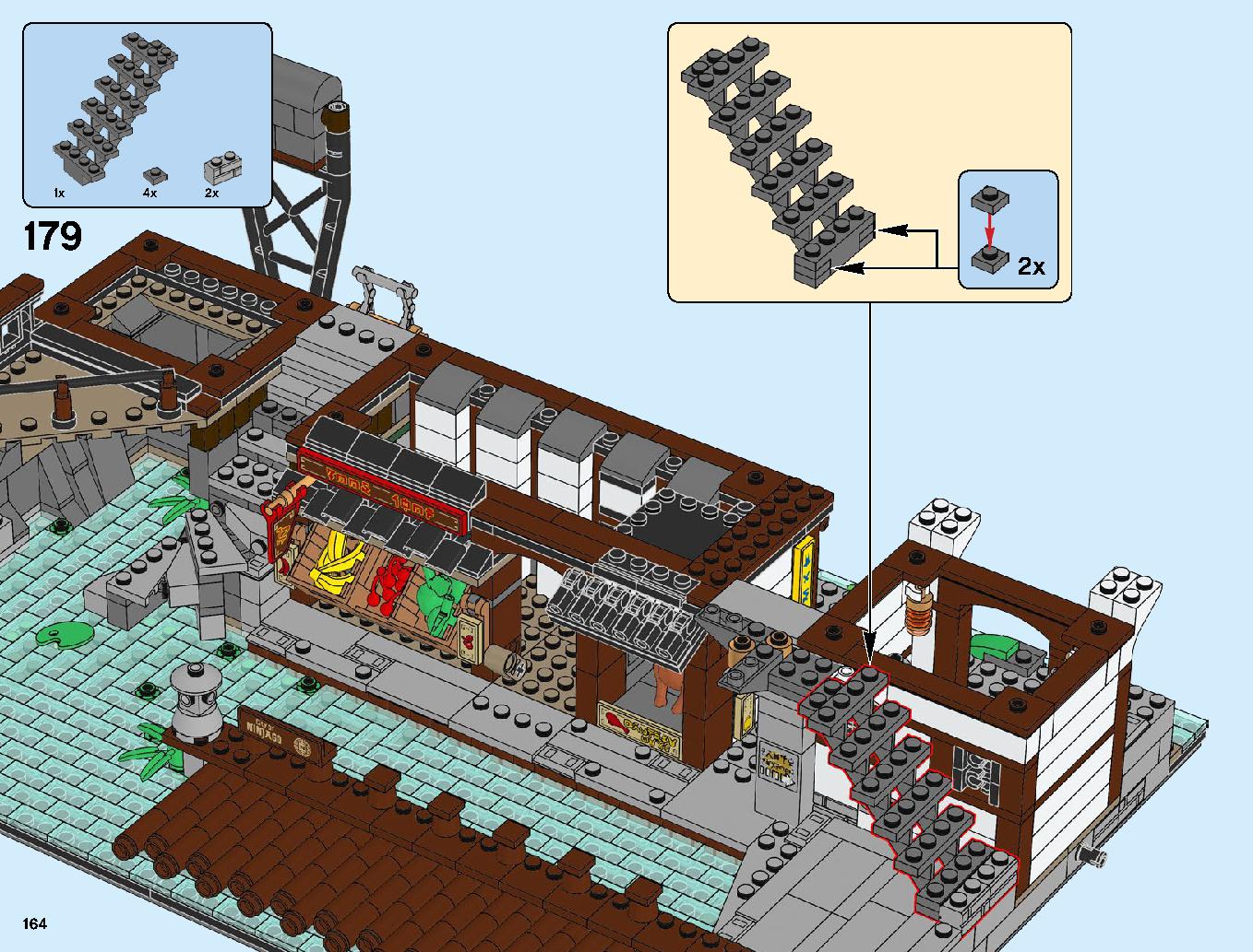 Ninjago City Docks 70657 LEGO information LEGO instructions 164 page