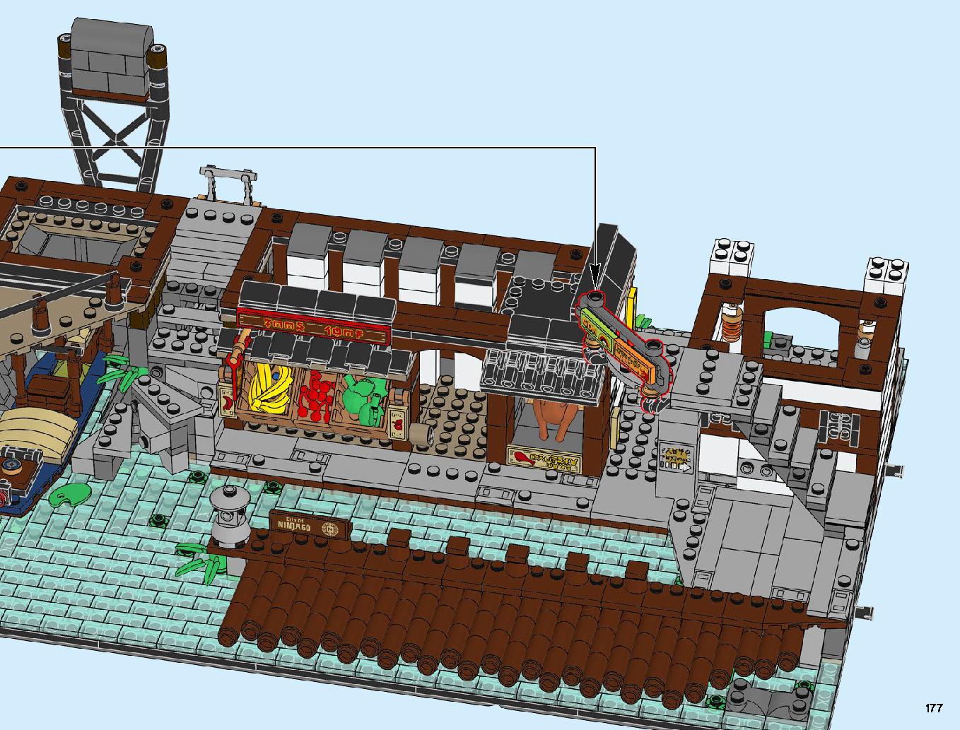 Ninjago City Docks 70657 LEGO information LEGO instructions 177 page