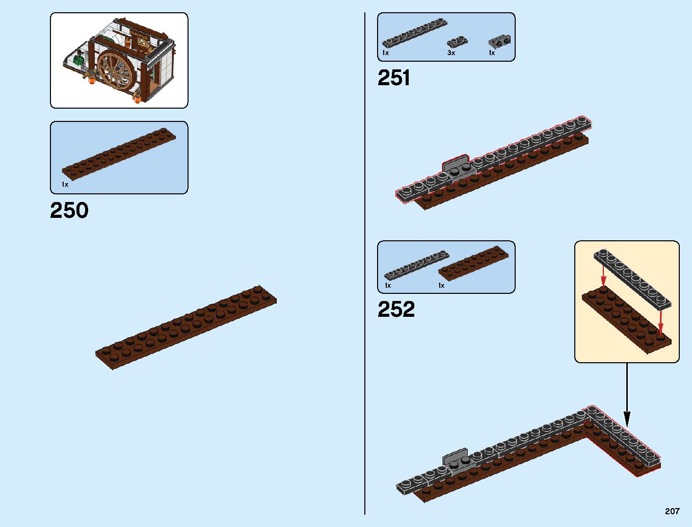 ニンジャゴーシティ・ポートパーク 70657 レゴの商品情報 レゴの説明書・組立方法 207 page