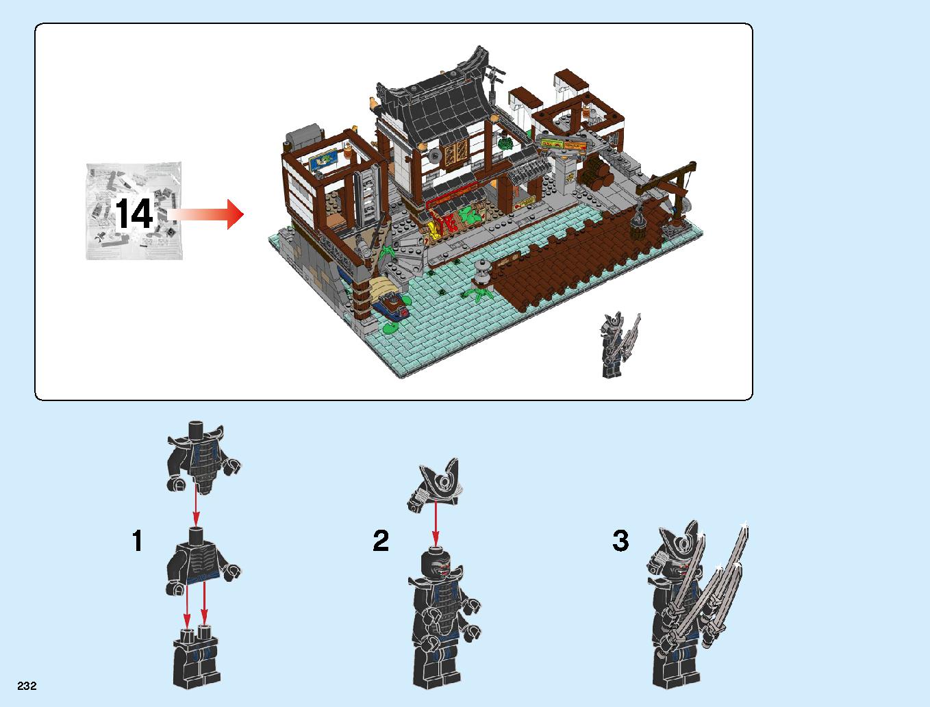 Ninjago City Docks 70657 LEGO information LEGO instructions 232 page