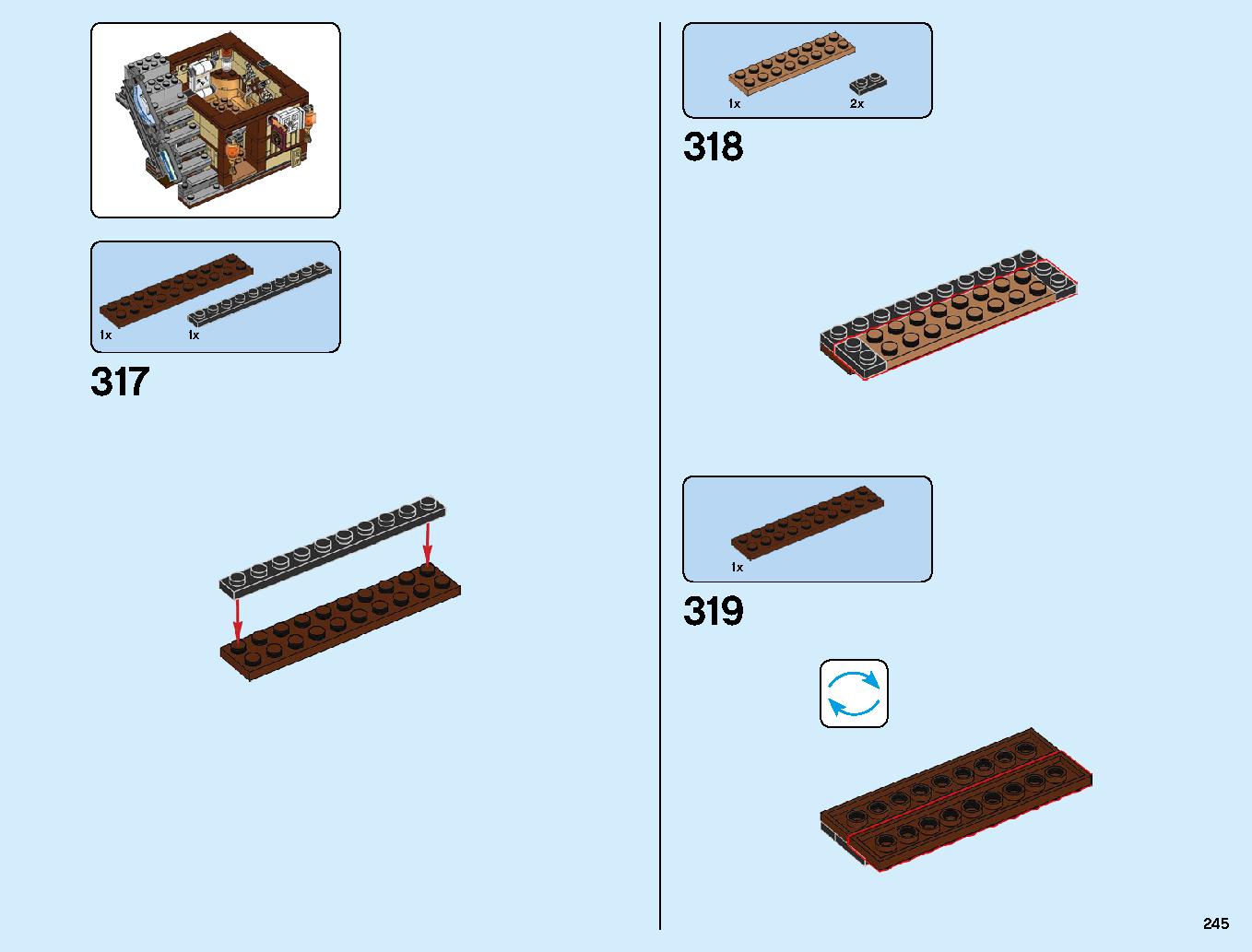 ニンジャゴーシティ・ポートパーク 70657 レゴの商品情報 レゴの説明書・組立方法 245 page