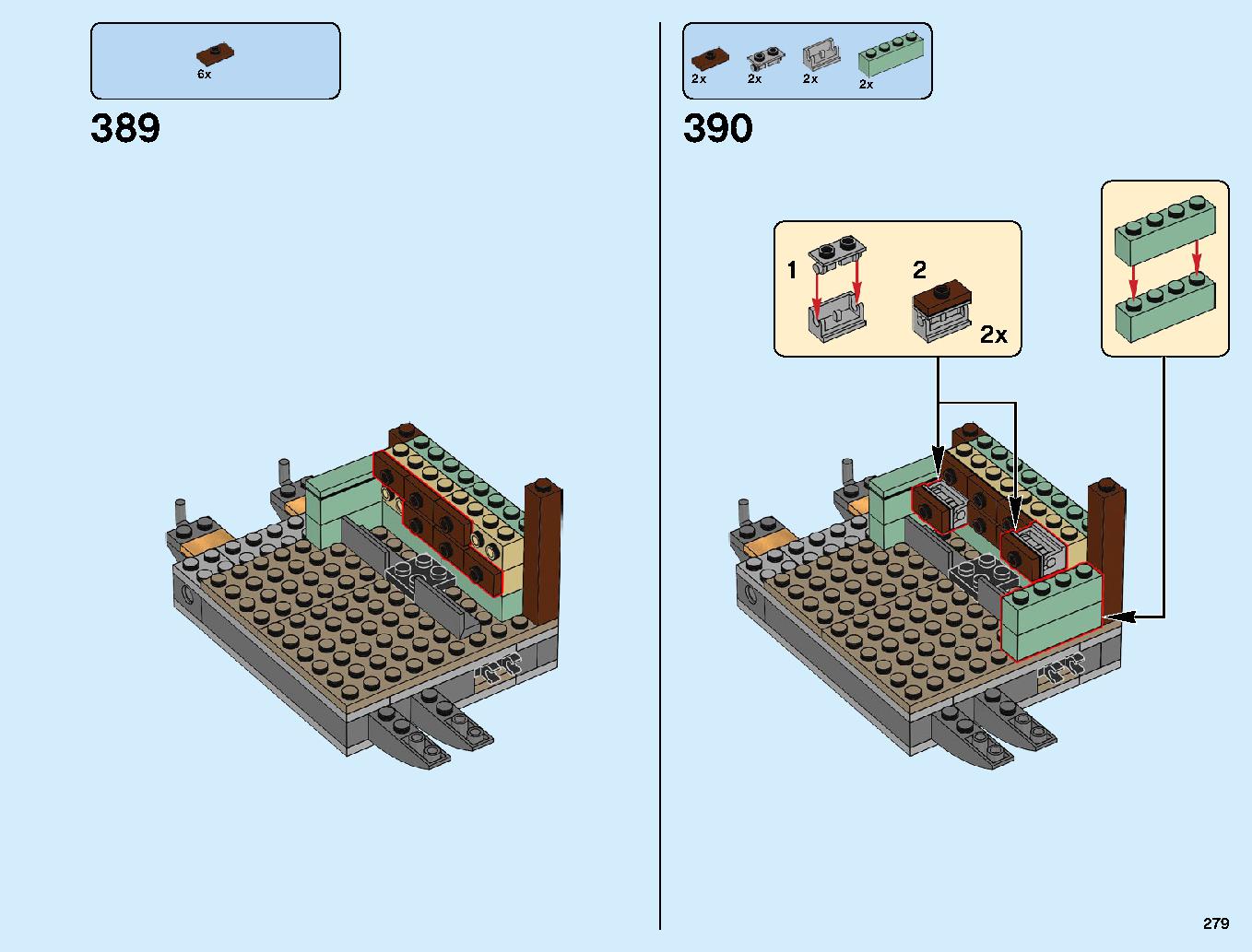 Ninjago City Docks 70657 LEGO information LEGO instructions 279 page