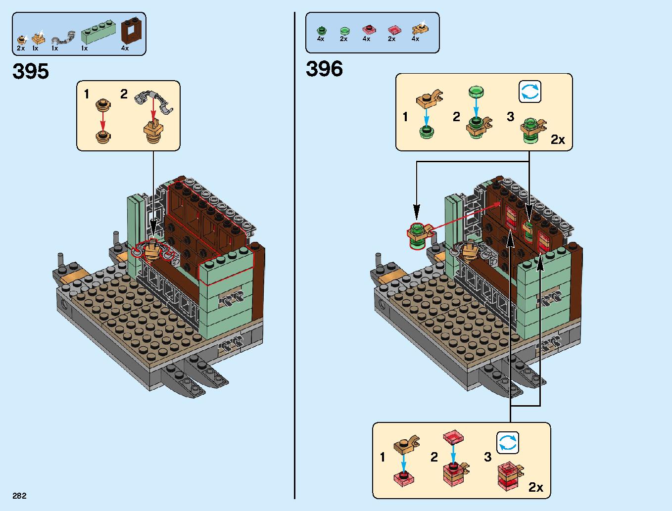 Ninjago City Docks 70657 LEGO information LEGO instructions 282 page
