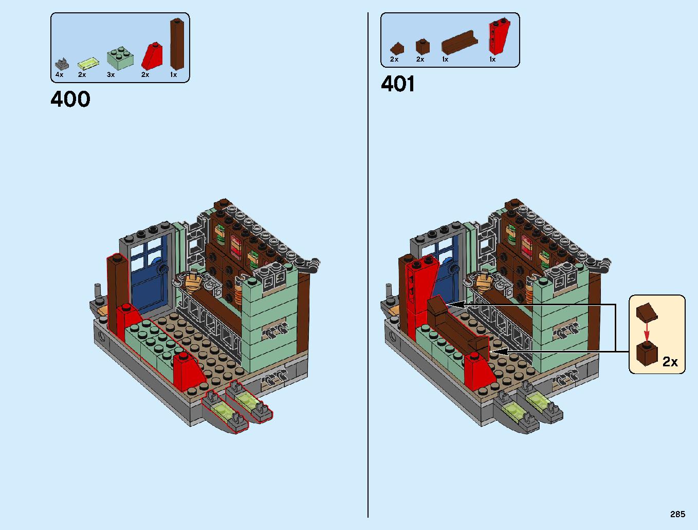 Ninjago City Docks 70657 LEGO information LEGO instructions 285 page