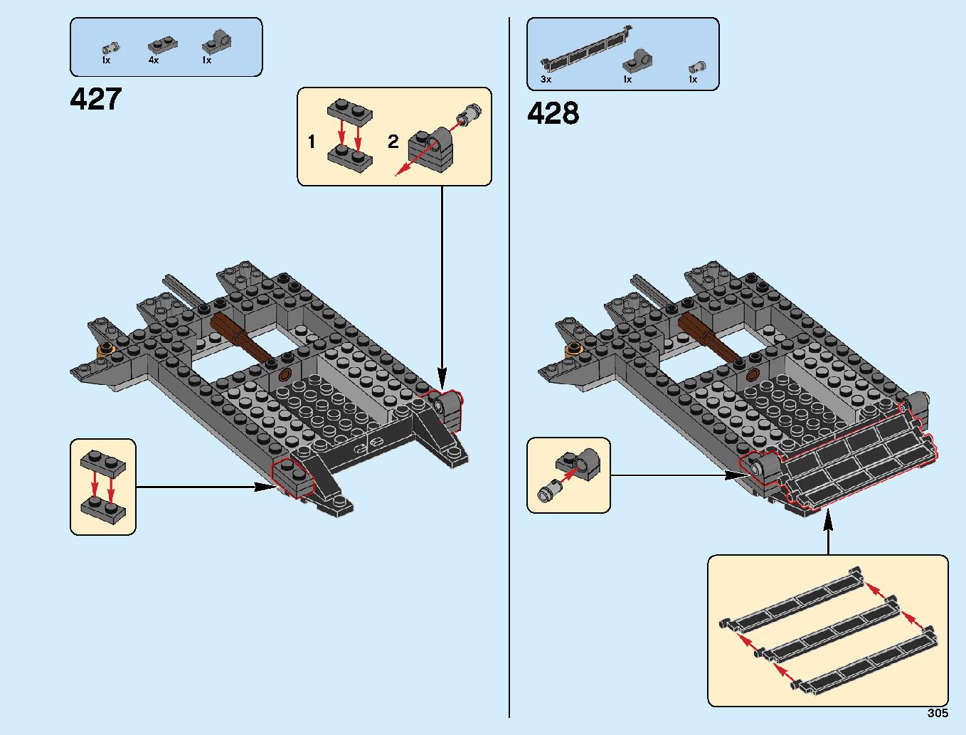 Ninjago City Docks 70657 LEGO information LEGO instructions 305 page