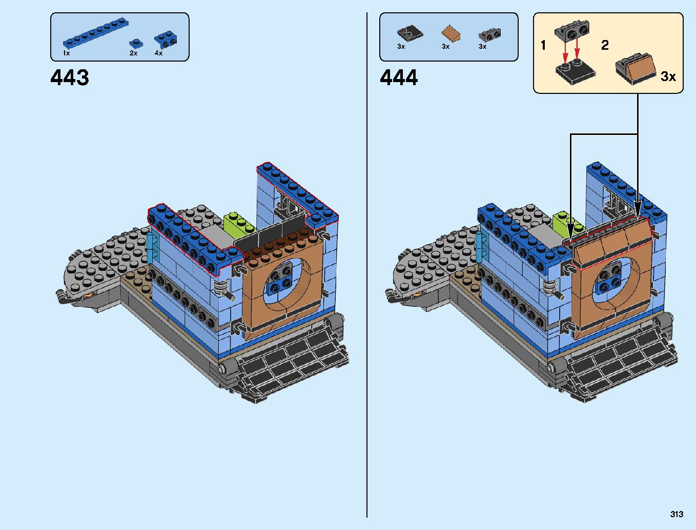 Ninjago City Docks 70657 LEGO information LEGO instructions 313 page