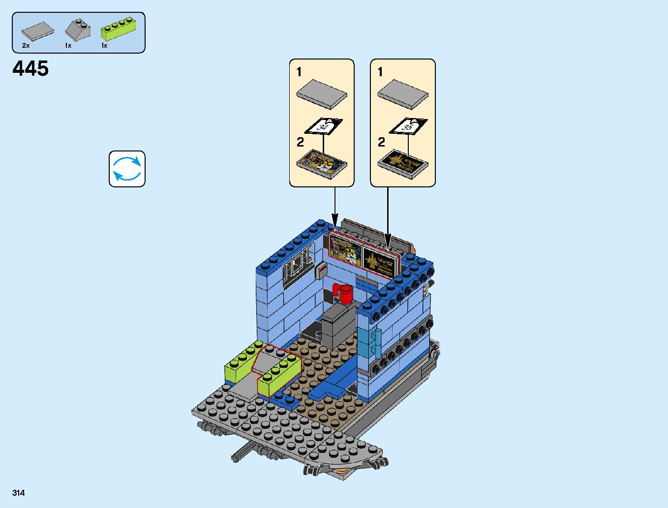 Ninjago City Docks 70657 LEGO information LEGO instructions 314 page