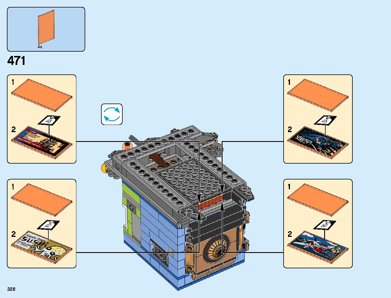 Ninjago City Docks 70657 LEGO information LEGO instructions 328 page