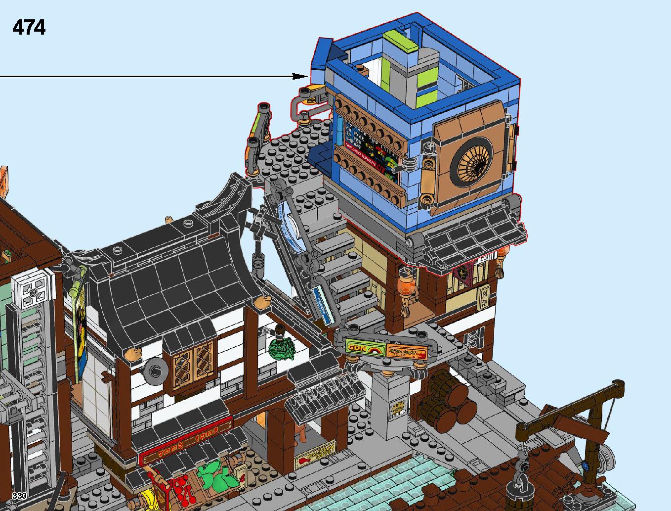 Ninjago City Docks 70657 LEGO information LEGO instructions 330 page