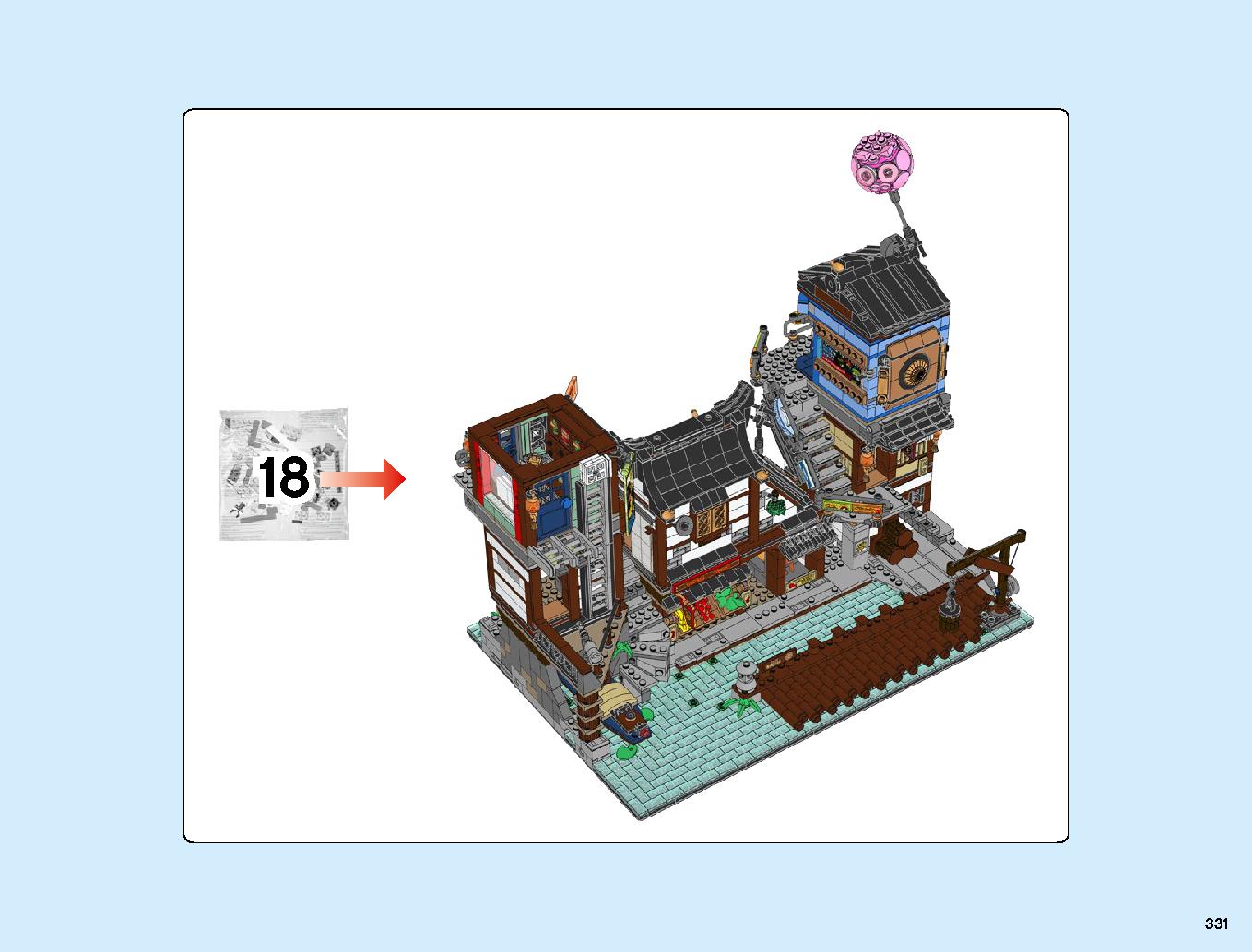 Ninjago City Docks 70657 LEGO information LEGO instructions 331 page
