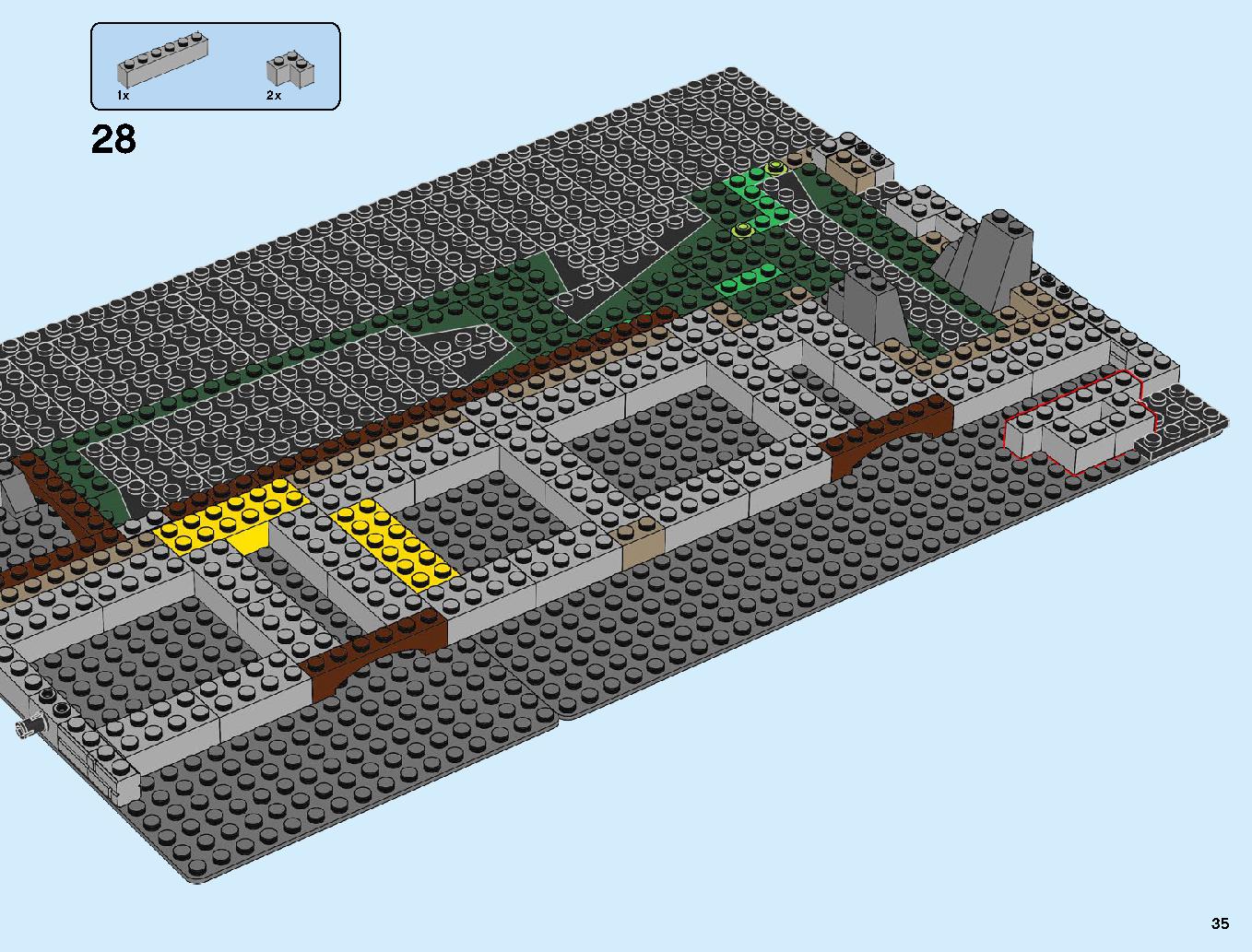 ニンジャゴーシティ・ポートパーク 70657 レゴの商品情報 レゴの説明書・組立方法 35 page