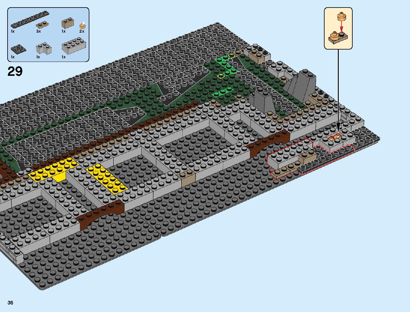 ニンジャゴーシティ・ポートパーク 70657 レゴの商品情報 レゴの説明書・組立方法 36 page