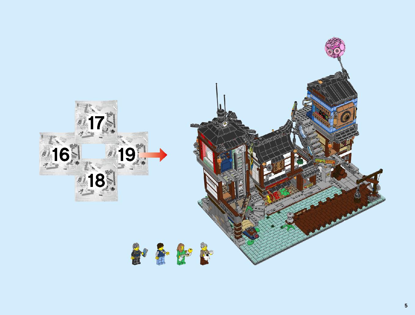 ニンジャゴーシティ・ポートパーク 70657 レゴの商品情報 レゴの説明書・組立方法 5 page