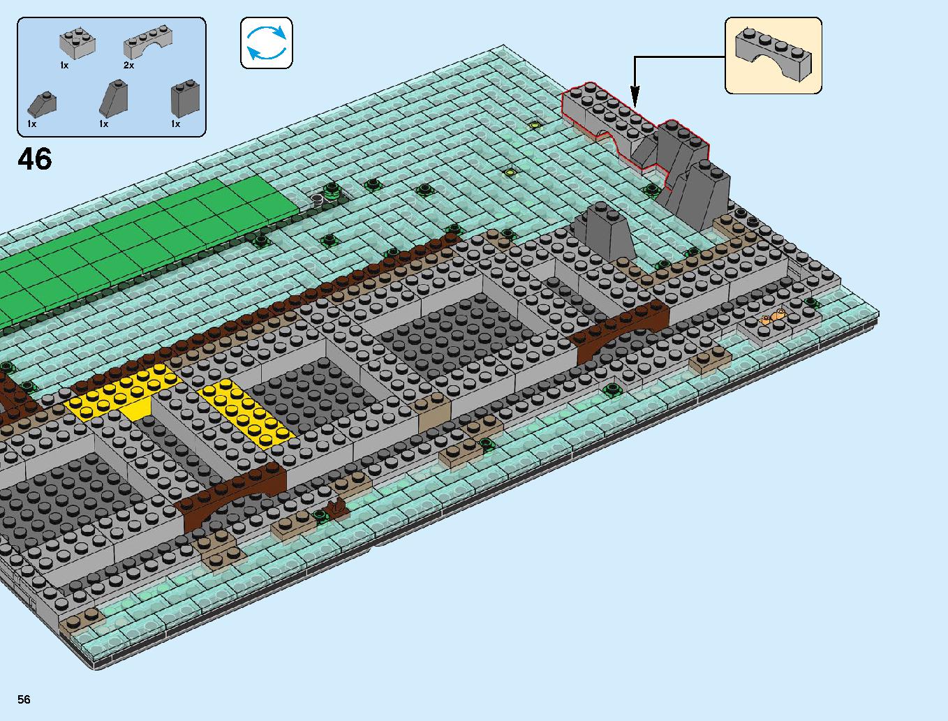 ニンジャゴーシティ・ポートパーク 70657 レゴの商品情報 レゴの説明書・組立方法 56 page
