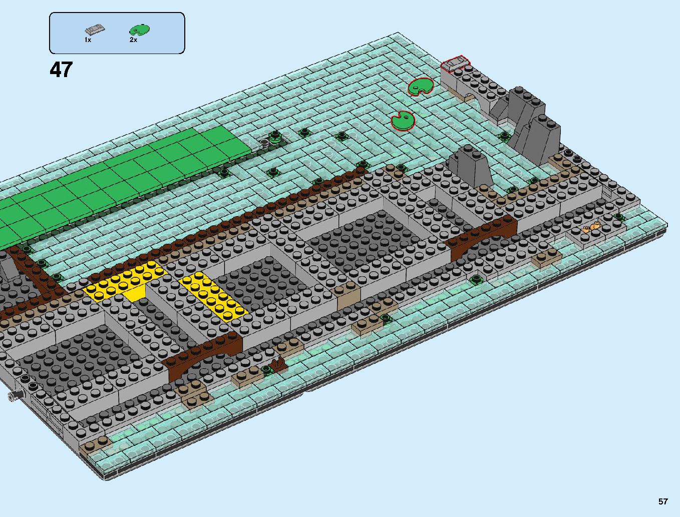 ニンジャゴーシティ・ポートパーク 70657 レゴの商品情報 レゴの説明書・組立方法 57 page