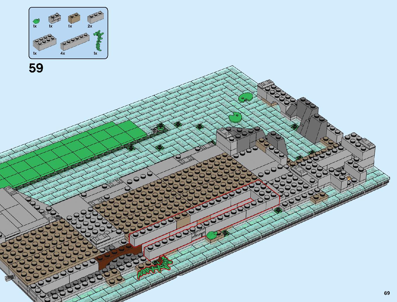 Ninjago City Docks 70657 LEGO information LEGO instructions 69 page