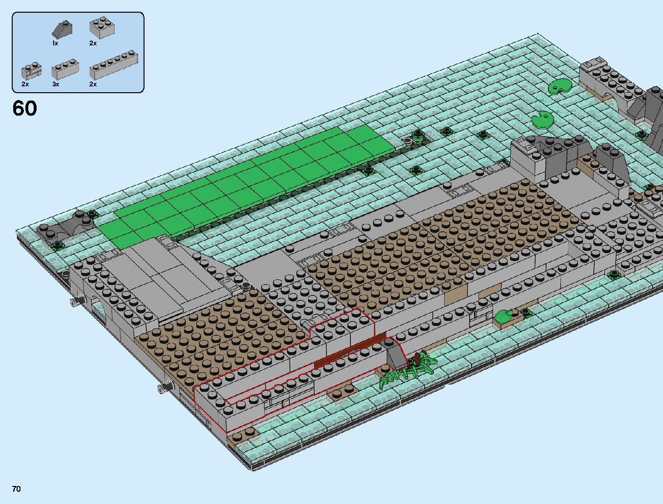 Ninjago City Docks 70657 LEGO information LEGO instructions 70 page
