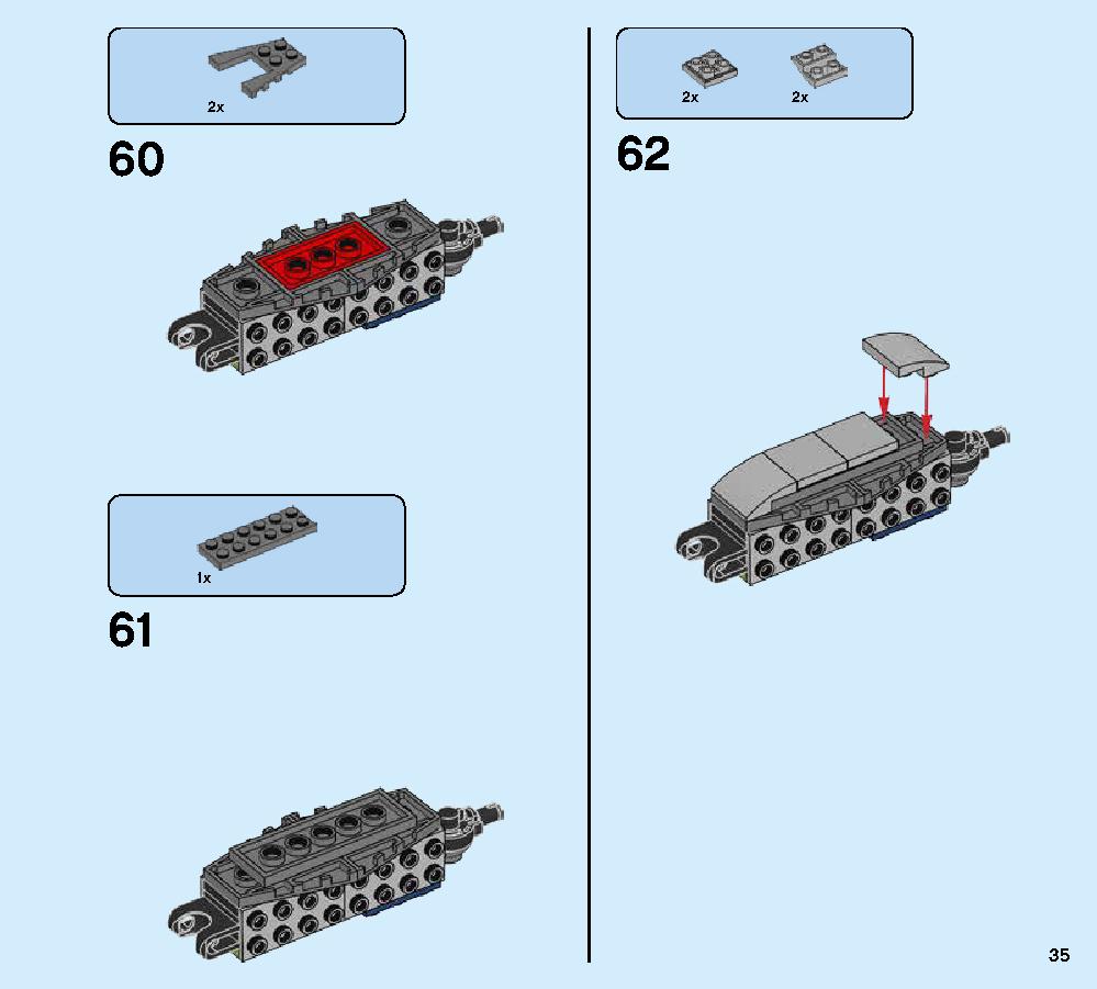Oni Titan 70658 レゴの商品情報 レゴの説明書・組立方法 35 page