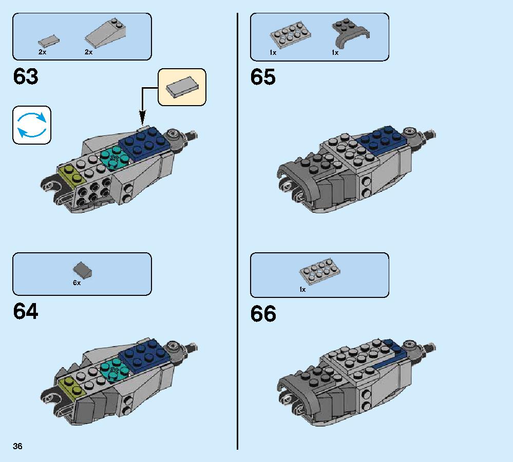 Oni Titan 70658 レゴの商品情報 レゴの説明書・組立方法 36 page