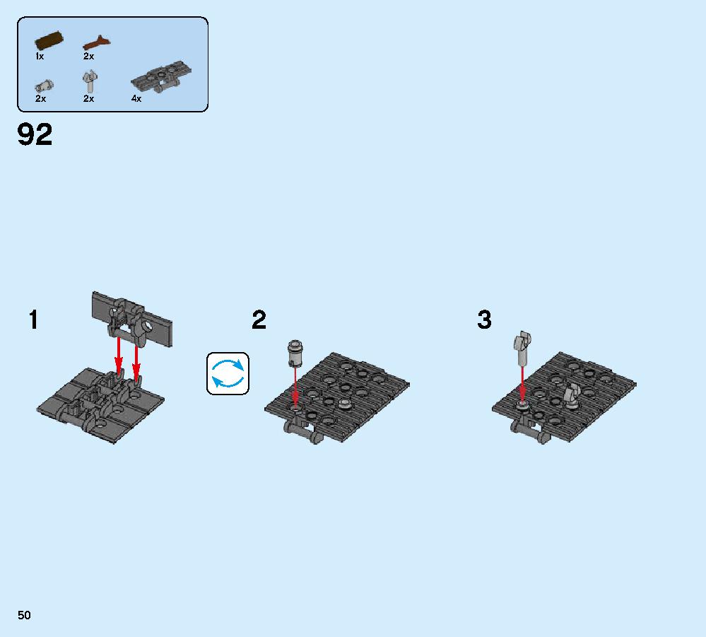 Oni Titan 70658 レゴの商品情報 レゴの説明書・組立方法 50 page