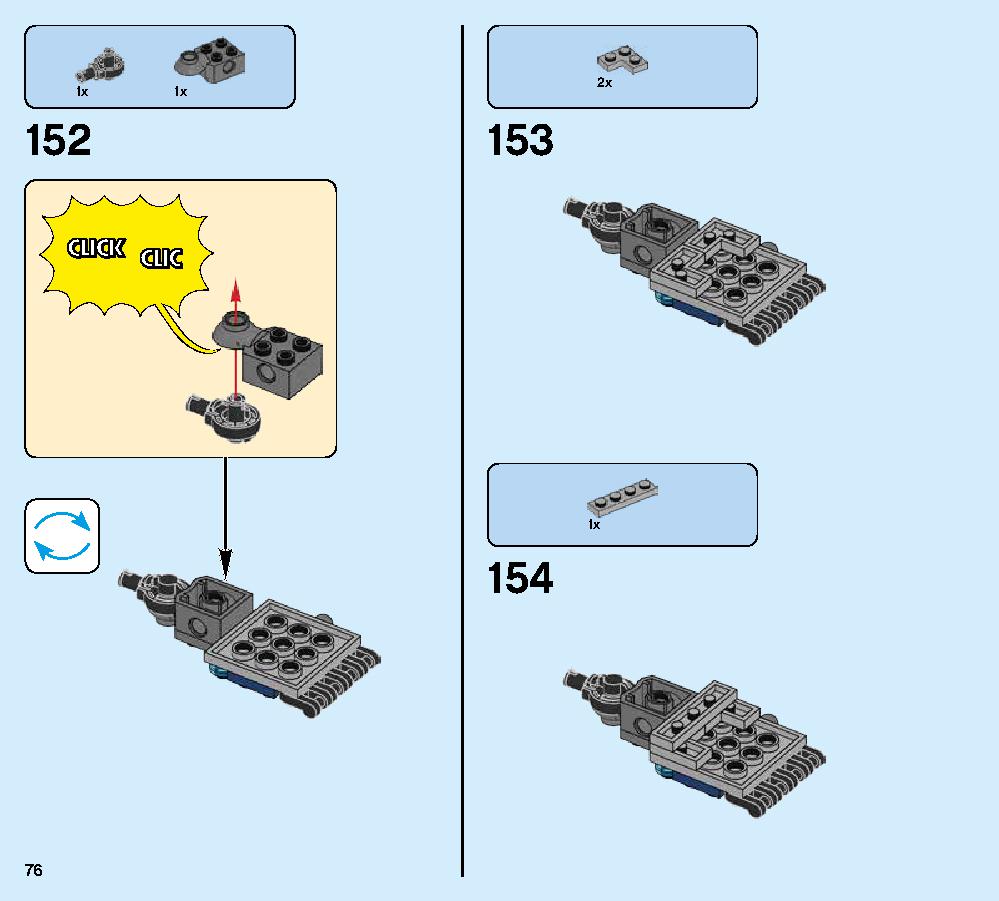 Oni Titan 70658 LEGO information LEGO instructions 76 page