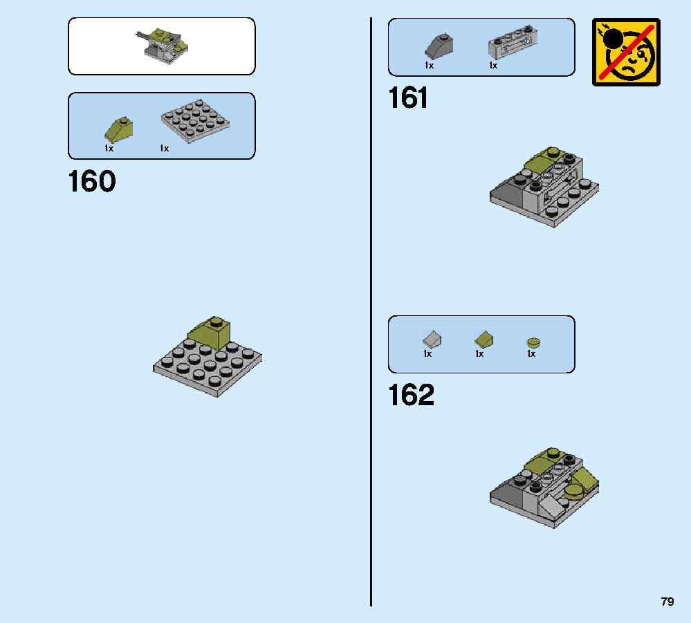 Oni Titan 70658 LEGO information LEGO instructions 79 page