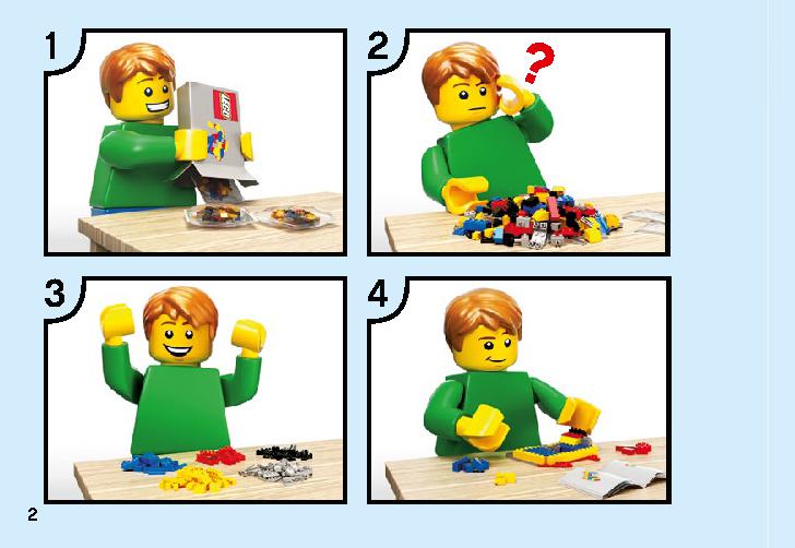 Spinjitzu Cole 70662 LEGO information LEGO instructions 2 page