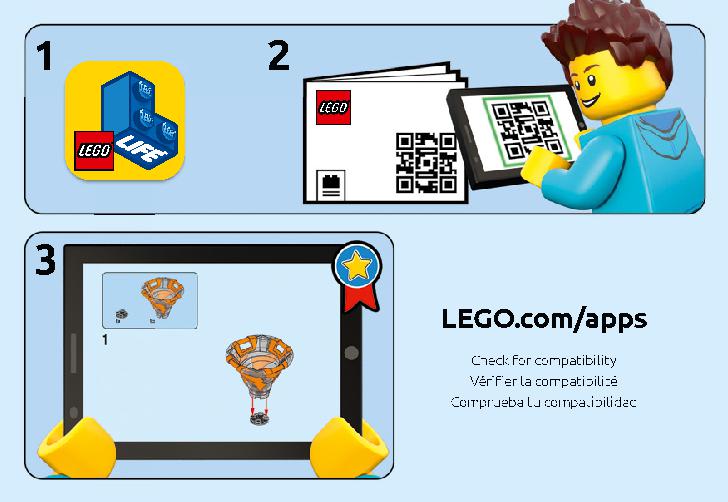 Spinjitzu Cole 70662 LEGO information LEGO instructions 3 page