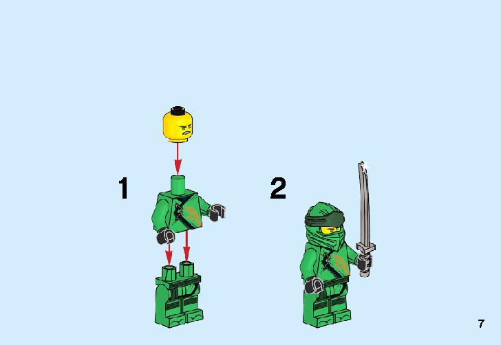 Spinjitzu Lloyd vs. Garmadon 70664 LEGO information LEGO instructions 7 page