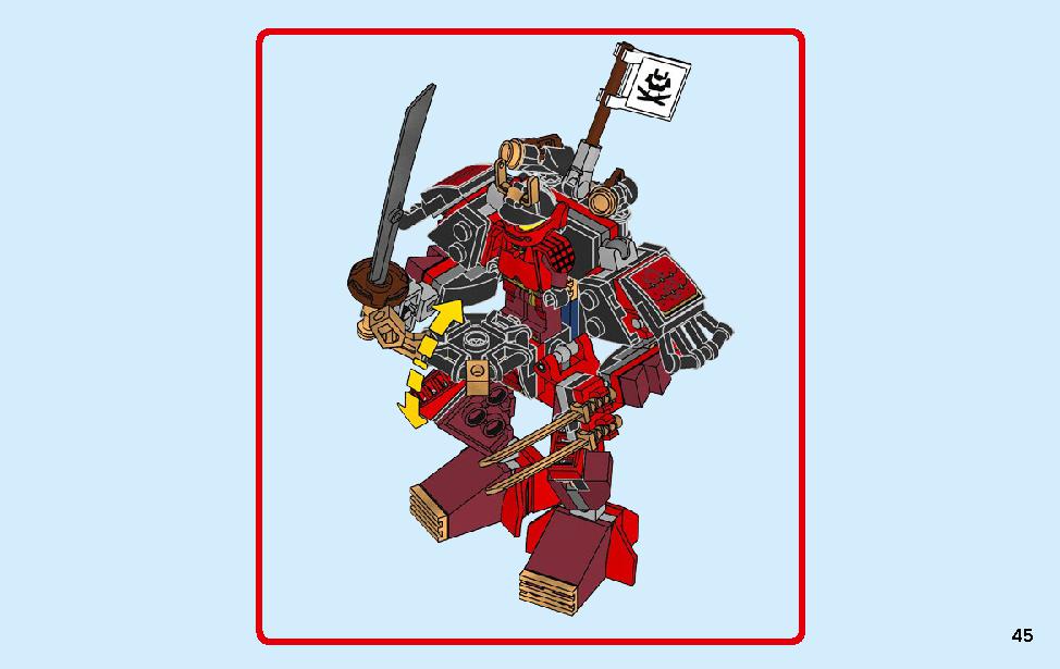 The Samurai Mech 70665 LEGO information LEGO instructions 45 page