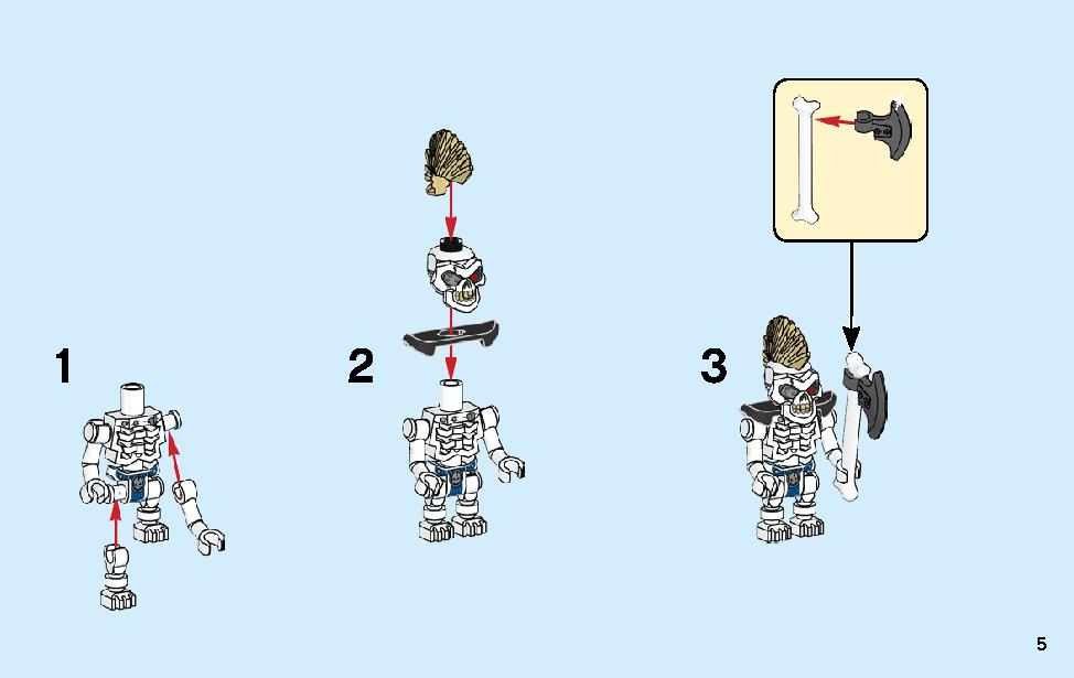 The Samurai Mech 70665 LEGO information LEGO instructions 5 page