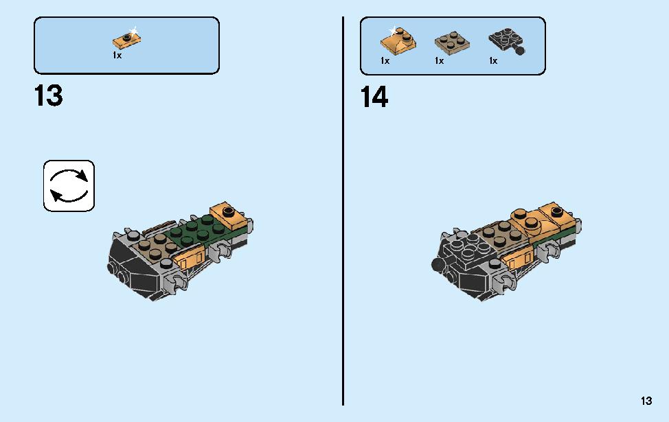 The Golden Dragon 70666 LEGO information LEGO instructions 13 page
