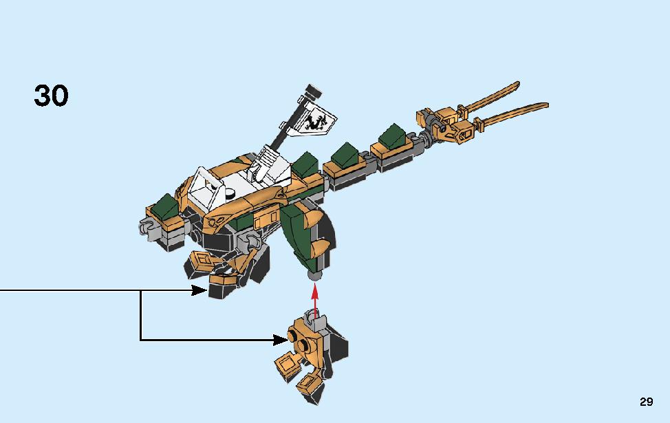 The Golden Dragon 70666 LEGO information LEGO instructions 29 page