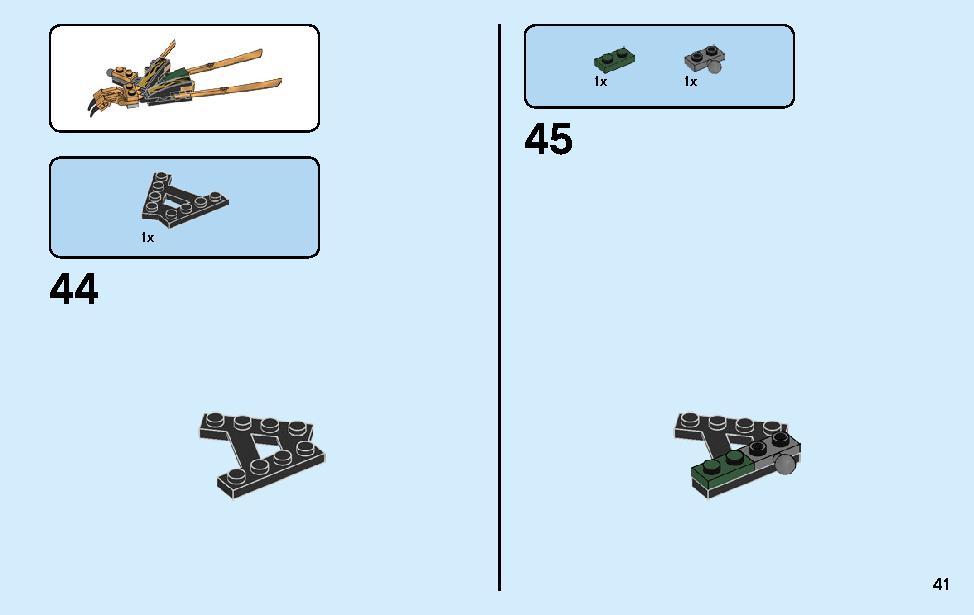 The Golden Dragon 70666 LEGO information LEGO instructions 41 page