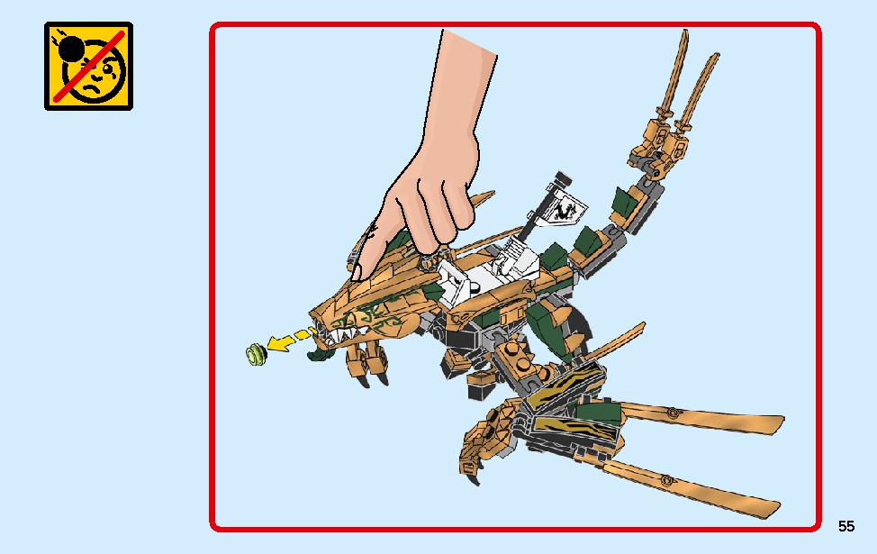 The Golden Dragon 70666 LEGO information LEGO instructions 55 page