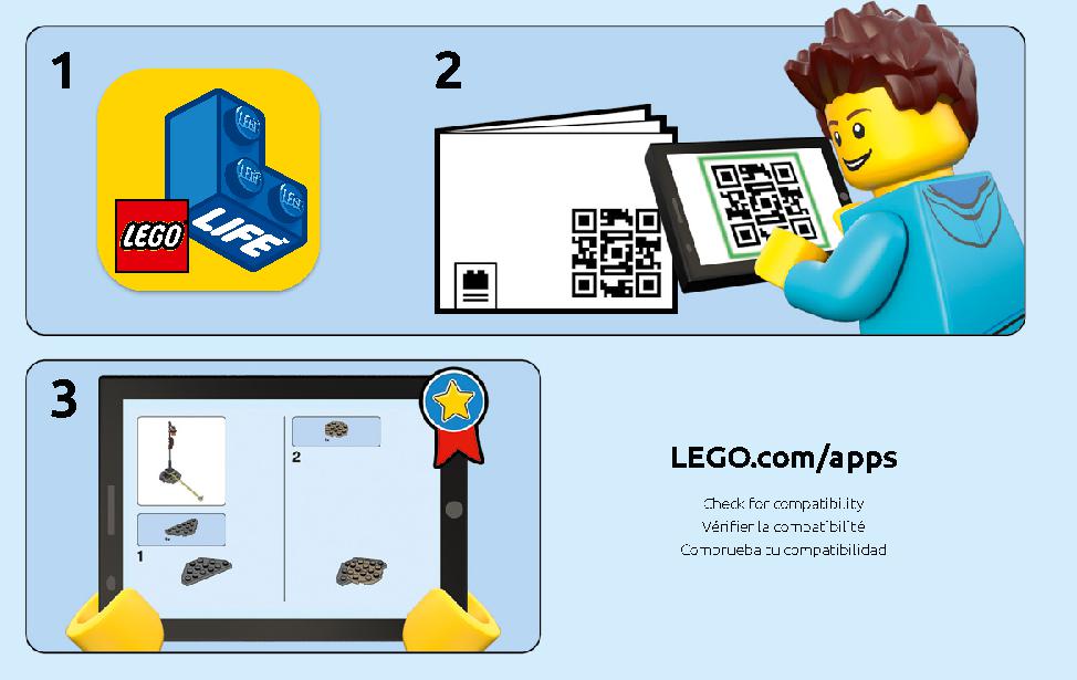 카이의 블레이드 사이클과 쟌의 스노우모빌 70667 레고 세트 제품정보 레고 조립설명서 3 page