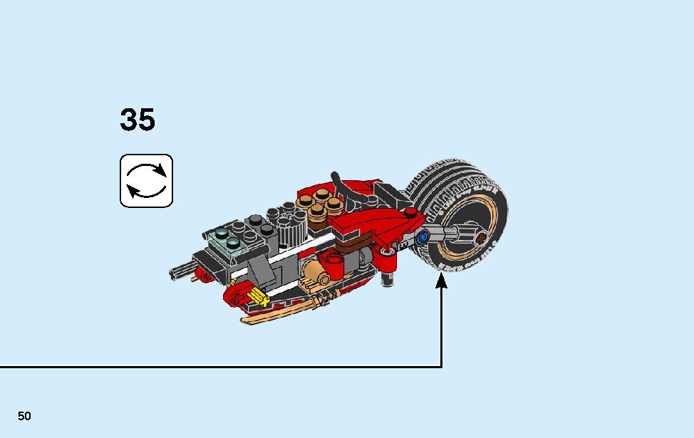 カイ＆ゼンのバイクレース 70667 レゴの商品情報 レゴの説明書・組立方法 50 page