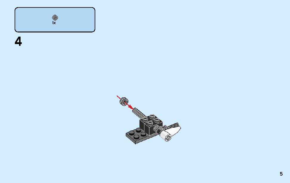 Kai’s Blade Cycle & Zane’s Snowmobile 70667 LEGO information LEGO instructions 5 page