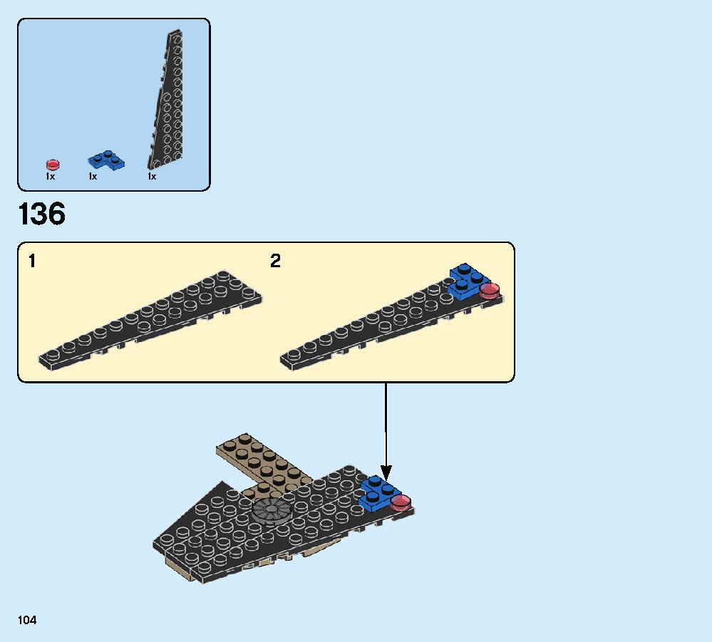 Jay’s Storm Fighter 70668 LEGO information LEGO instructions 104 page