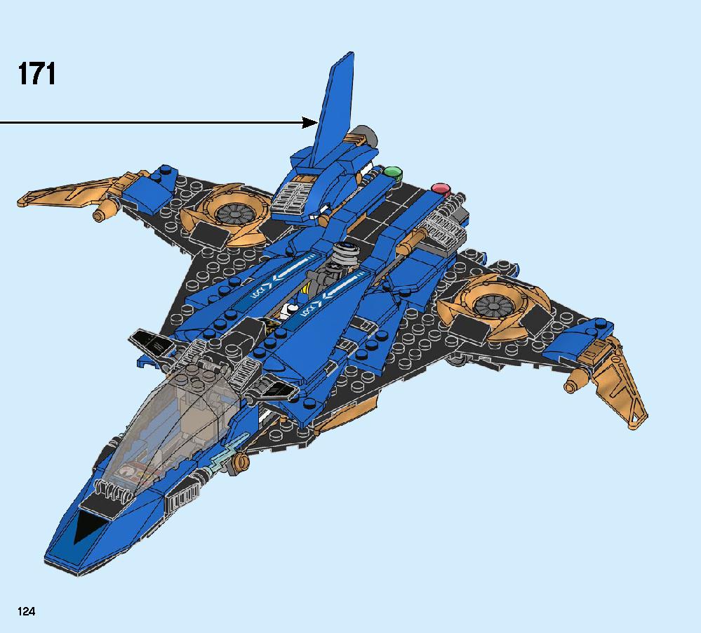 Jay’s Storm Fighter 70668 LEGO information LEGO instructions 124 page